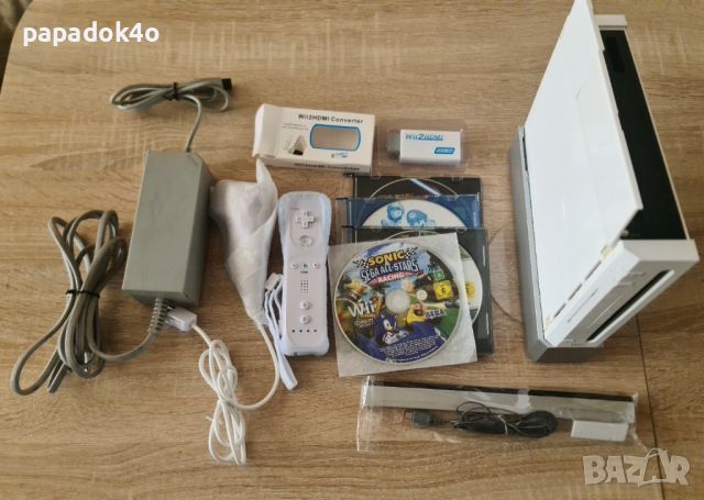 Пълен комплект Nintendo Wii + HDMI 