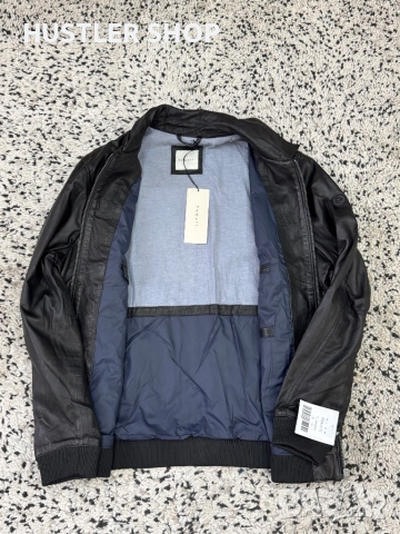 Мъжко яке от естествена кожа BUGATTI.Размер XL, снимка 5 - Якета - 52540420