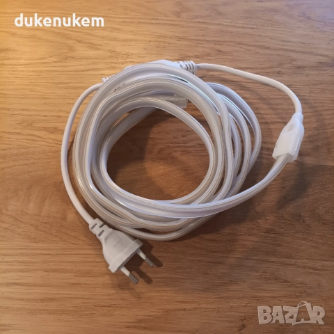 LED лента COB 3 м, 360 LED/м, 220V, IP65 водоустойчива, топла светлина, снимка 9 - Лед осветление - 52638213