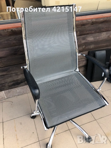"Comfy"- High Leather Office Chair-ергономичен,конферентен офис стол, снимка 10 - Столове - 54301649