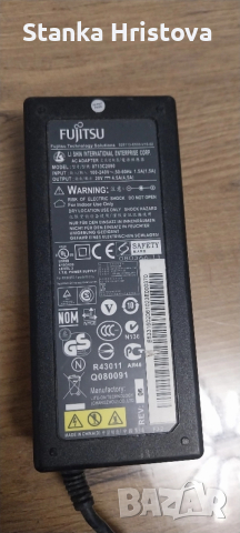 Оригинално зарядно Fujitsu 20v 4.54A.