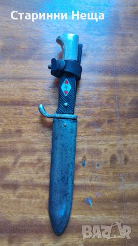 исторически РЕДКАЖ Адолф Хитлер  немски стар нож кама щик Германия , снимка 4 - Антикварни и старинни предмети - 46412717
