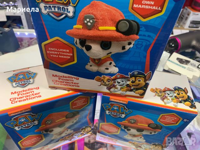 Моделираща пяна Paw Patrol / Персонаж: Маршъл, снимка 5 - Фигурки - 45667171