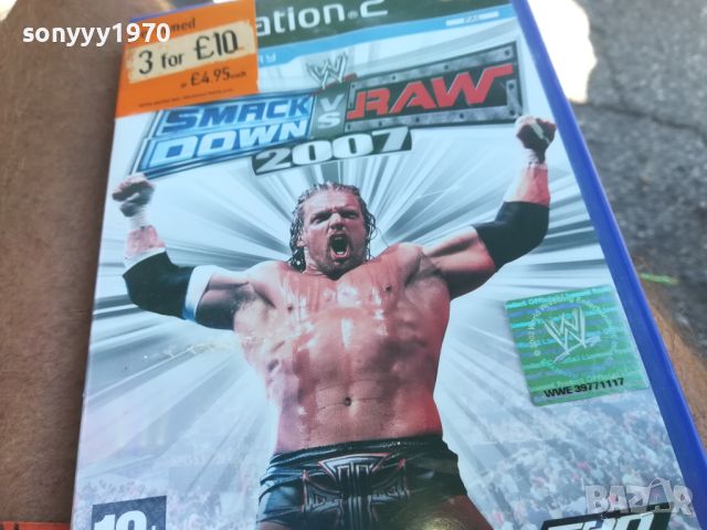 *SMACK DOWN RAW 2007 SONY PS2 GAME 0607241843, снимка 11 - Игри за PlayStation - 46495226