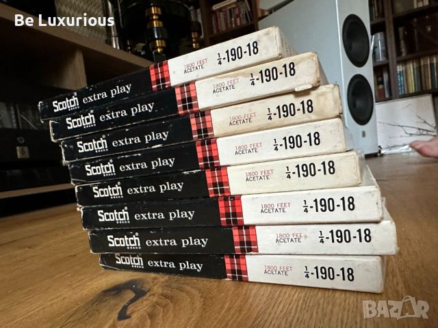 Магнетофонни ролки SCOTCH 18 см., снимка 3 - Аудиосистеми - 46155240