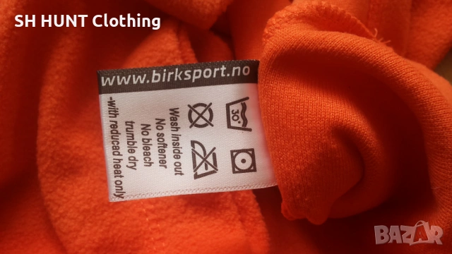 BIRK Chill Fleece Orange Polar размер XL за лов поларена блуза - 2241, снимка 17 - Екипировка - 53659480