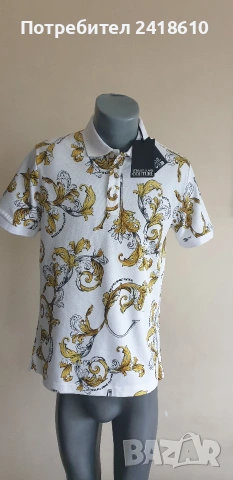 Versace Jeans Couture Cotton Slim Fit Mens Size S НОВО! ОРИГИНАЛ! Мъжка Тениска!, снимка 9 - Тениски - 53521443