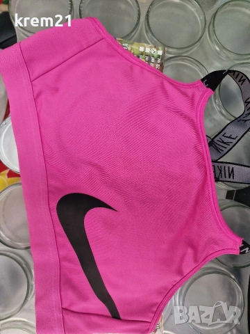 Nike Classic Logo Bra 2 размер М, снимка 9 - Корсети, бюстиета, топове - 53870704
