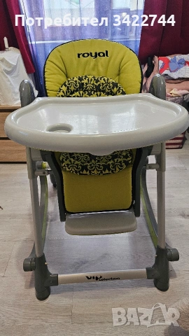 Столче за хранене с люлеещ механизъм , снимка 2 - Столчета за хранене - 54122405