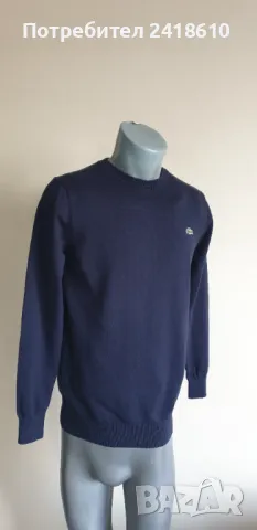 Lacoste Cotton Knit Sweather Mens Size 4 - M НОВО! ОРИГИНАЛ! Мъжки Пуловер!, снимка 3 - Пуловери - 48282898