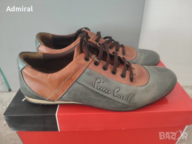 Мъжки кожени обувки Pierre Cardin, снимка 6 - Спортно елегантни обувки - 53872562