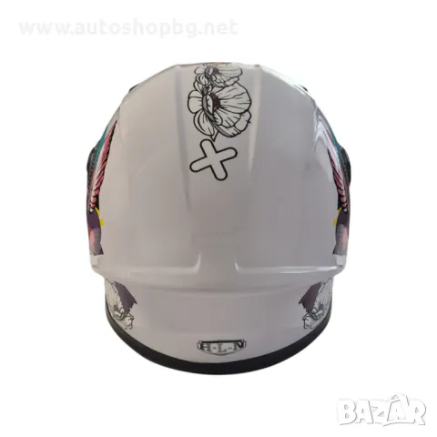 Детска Каска - Бял Гланц, снимка 3 - Аксесоари и консумативи - 49686258