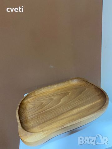 Дървена чиния/тавичка , снимка 2 - Други - 45753198