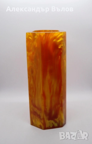 Стара Ваза Български Каталин Тежка 551 грама, снимка 4 - Други ценни предмети - 51849065