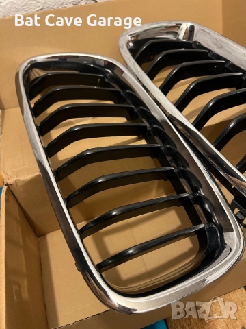 Хромирани перфектни бъбреци за bmw f30 f31 плюс подарък капаци за огледала , снимка 2 - Части - 52307854