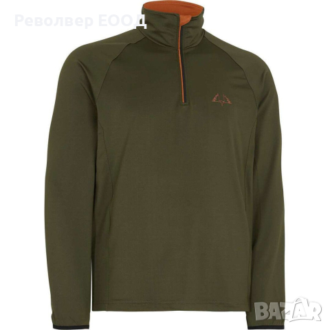 Термо блуза - Swedteam Forest Green Half-Zip - 100293 (402), снимка 1 - Екипировка - 45052367