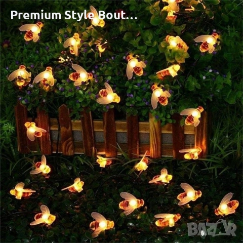 Светещи гирлянди със соларно захранвани CutesyBee SD15, снимка 4 - Соларни лампи - 53666586