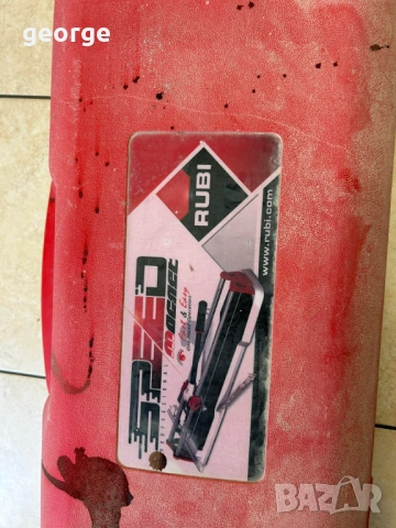 Ръчна машина за рязане на плочки Rubi, снимка 7 - Триони и циркуляри - 53511516