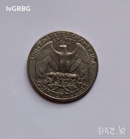 1/4 долар САЩ 1998 ( 2 ) 25 цента Америка 1998 ( 2 ) Американска монета , снимка 3 - Нумизматика и бонистика - 45103381