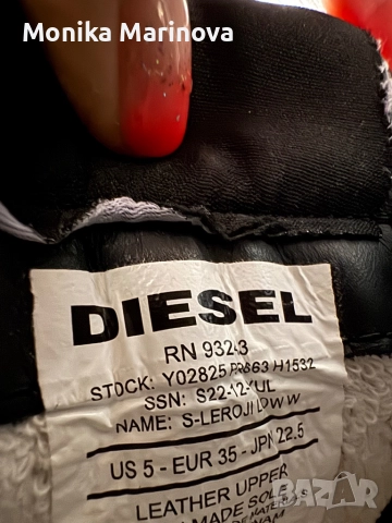 Diesel кожени маратонки, снимка 6 - Маратонки - 51836741