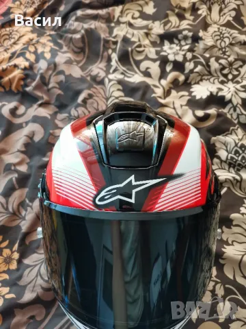 Каска за мотор Alpinestars Supertech R10 , снимка 6 - Спортна екипировка - 49494013