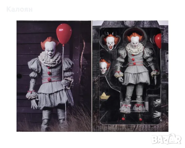 Екшън фигура NECA Pennywise IT 2017, снимка 2 - Колекции - 47047541