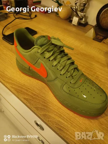 Nike air force 1 oil green , снимка 8 - Маратонки - 47701751