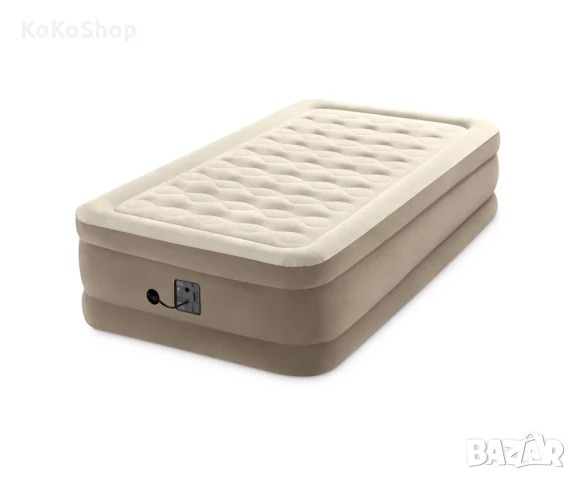 Надуваем матрак Intex 99x191x46 см с вградена електрическа помпа, снимка 2 - Спални и легла - 50508977