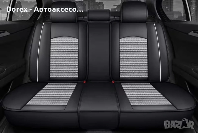 Луксозна универсална автомобилна тапицерия кожа + текстил - различни цветове, снимка 17 - Аксесоари и консумативи - 54217106