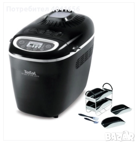 Хлебопекарна Tefal PF611838, 1600 W, 19 програми