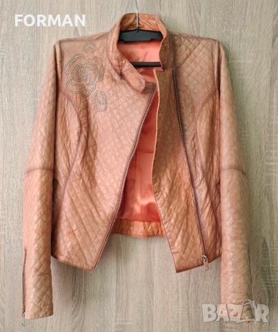 Яке от естествена кожа, снимка 5 - Якета - 53830961