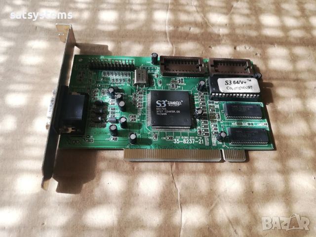  Видео карта S3 Super Trio64V+ 1MB PCI, снимка 5 - Видеокарти - 45876883