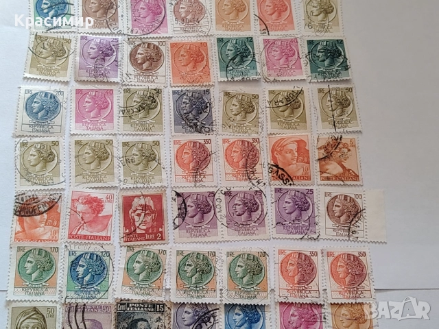 ПОЩЕНСКИ марки Италия , снимка 10 - Филателия - 52935448