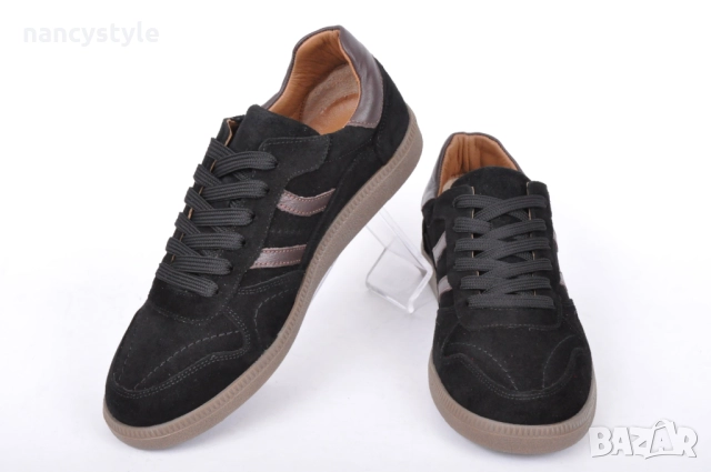 НОВО! Спортни дамски кецове от естествен велур - Два цвята, снимка 7 - Маратонки - 51719553