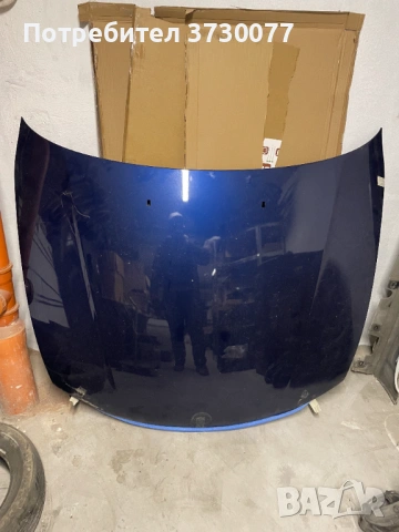 BMW E82 E88 E87 E81 преден капак син цвят