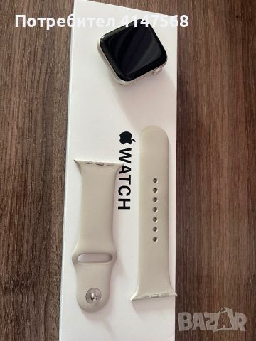 Apple Watch SE (Gen 2) 44mm Starlight Al Star S/M, снимка 5 - Смарт часовници - 46460587