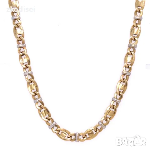 Златен синджир 18,97гр. 57,2см. 14кр. проба:585 модел:31749-5, снимка 2 - Колиета, медальони, синджири - 50254253