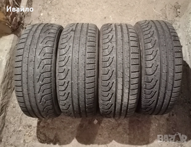 Продавам 4 броя Зимни гуми 205.55.16 на 1 сезон дот 2021 Pireli 