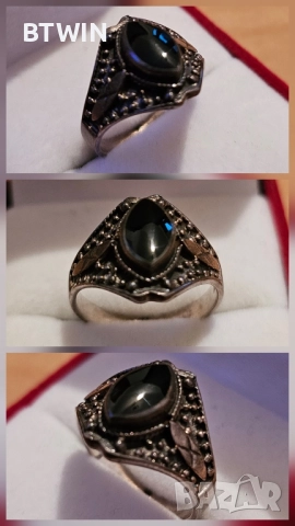 Стари сребърни Немски пръстени - 11 броя ( Проба 925 ) ! , снимка 4 - Пръстени - 52485402