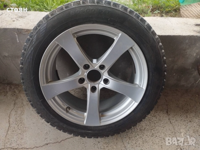 Джанти 17" БМВ със зимни гуми, снимка 6 - Гуми и джанти - 51530944