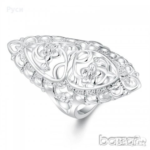 Пръстени сребърно покритие-РАЗЛИЧНИ МОДЕЛИ, снимка 11 - Пръстени - 19125531