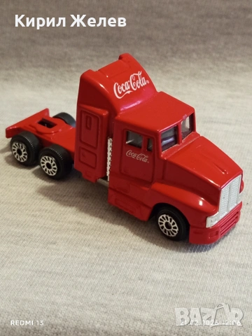 Метална количка Камион COCA COLA за КОЛЕКЦИЯ ДЕКОРАЦИЯ 28157
