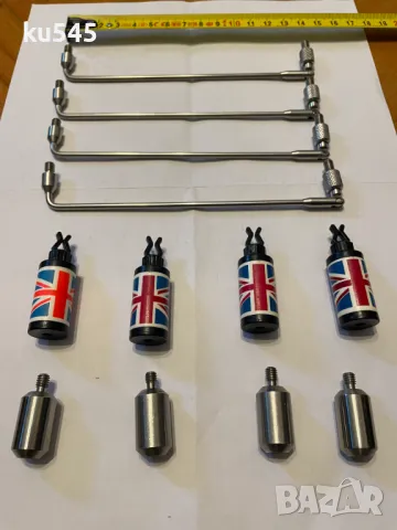 Solar Tackle Fluoro Union Jack indicators - обтегачи/индикатори Солар, снимка 4 - Такъми - 50131048