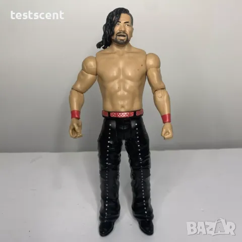 Екшън фигура WWE Shinsuke Nakamura Шинске Накамура Basic Series figure играчка Mattel Black, снимка 10 - Колекции - 48361977