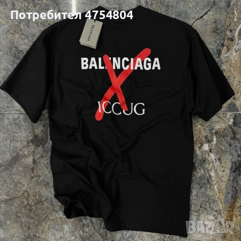 Най-високо качество мъжки тениски Баленсиага, снимка 6 - Тениски - 53709553