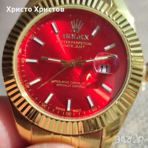 НА ЕДРО!!! Мъжки луксозни часовници Rolex Oyster Perpetual Datejust , снимка 3 - Мъжки - 47015533