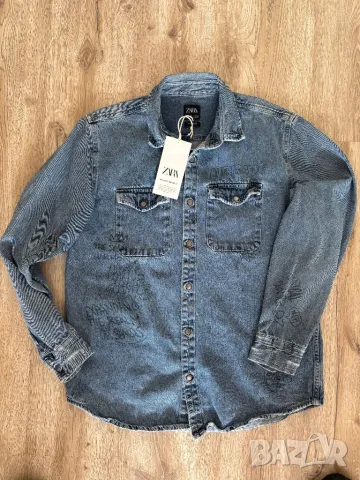 Мъжка риза Zara, снимка 1 - Ризи - 49342245