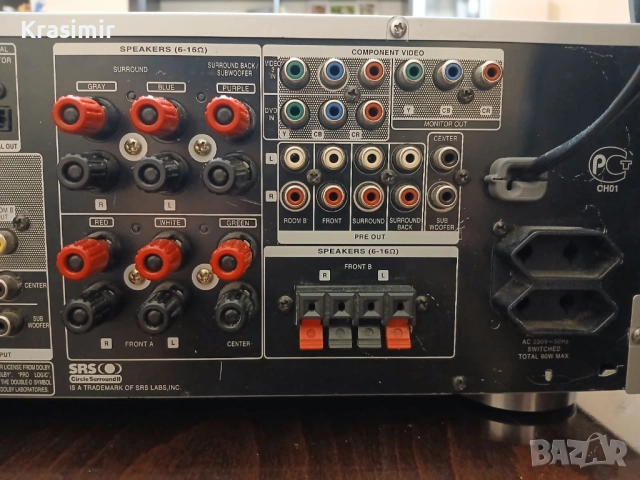 AV ресийвър Kenwood 0KRF-X907D (THX Surround EX), снимка 6 - Ресийвъри, усилватели, смесителни пултове - 52015816