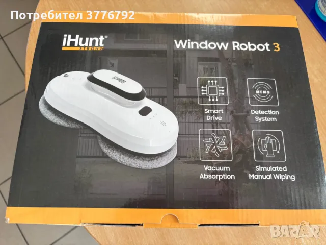 Робот за миене на прозорци iHunt Window Robot 3, снимка 2 - Прахосмукачки - 49111869