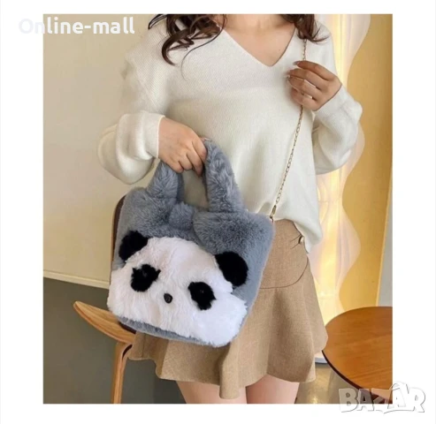 Пухкава и плюшена чанта Панда, снимка 7 - Плюшени играчки - 51236063